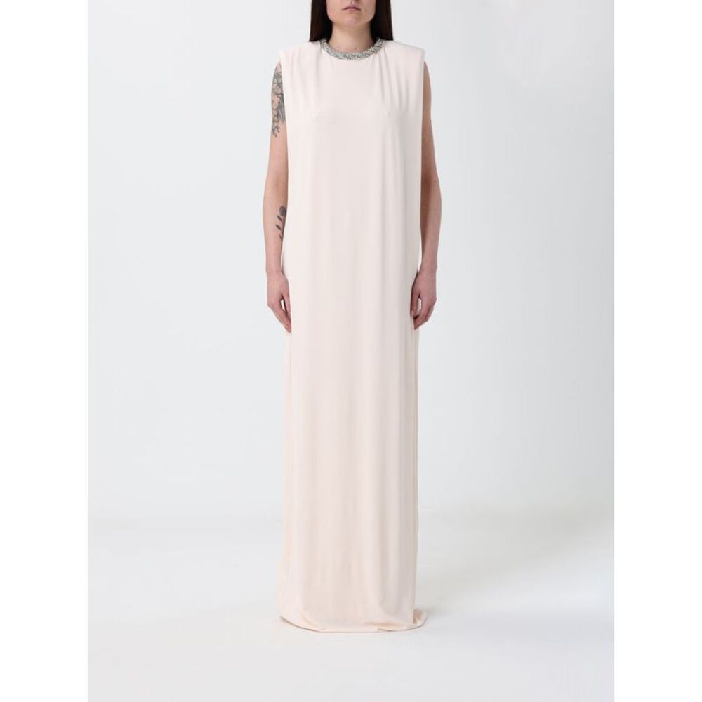 Elisabetta Franchi Women Long Crepe Dress Elisabetta Franchi